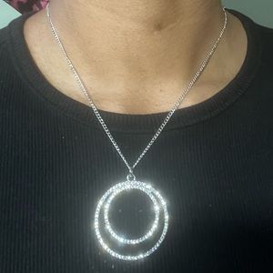 Diamond crusted necklace